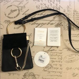 Chloe Faye Bracelet Bag Black